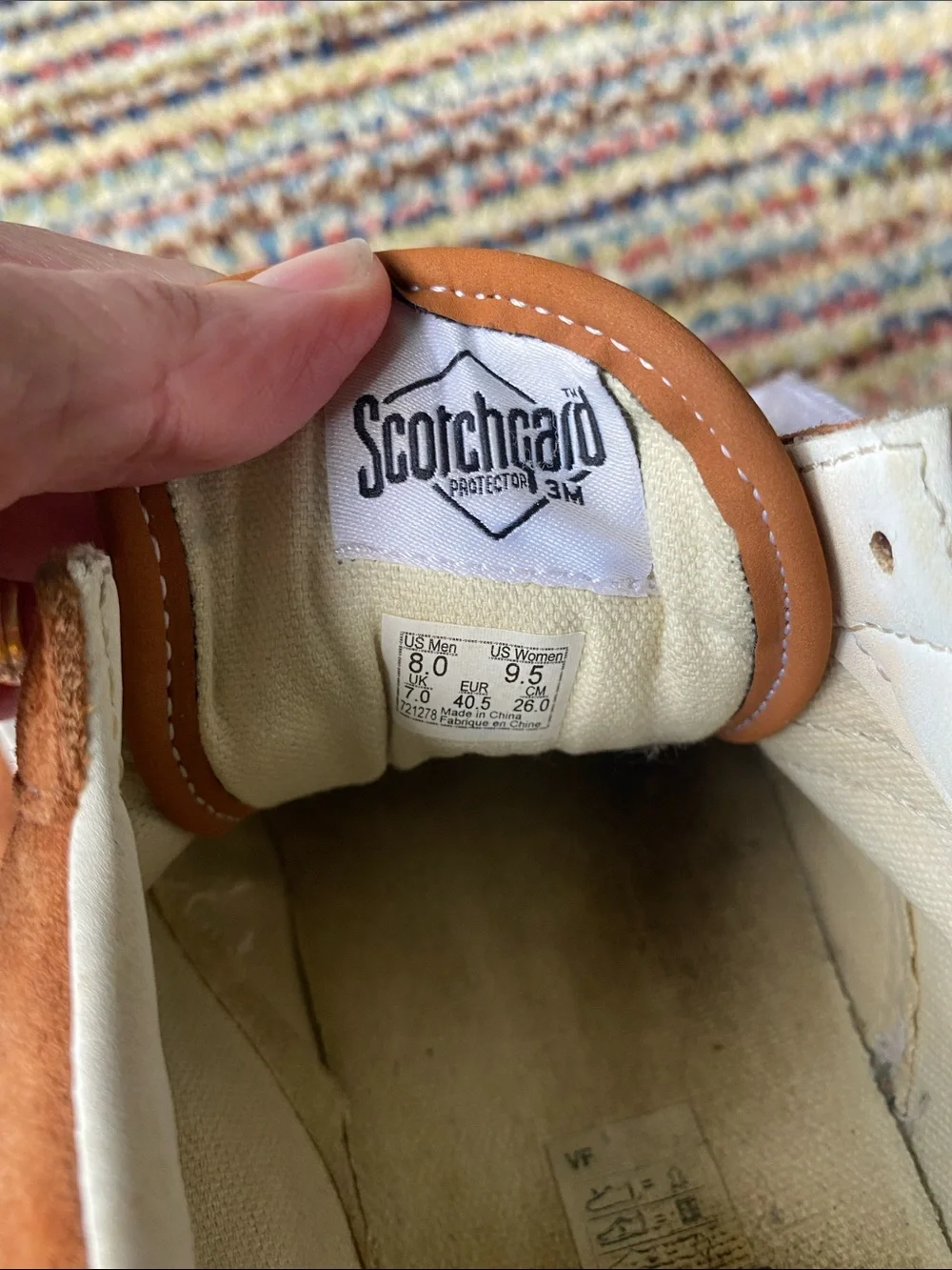 Vans Old Skool Suede Sneakers - Chestnut Brown & White W9.5 M8
